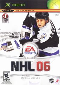 NHL 06 Xbox  box art